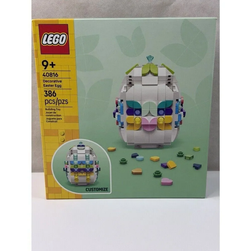 LEGO Decorative Easter Egg 40816 Building Toy Basket Stuffer Set NEW NIB Sealed